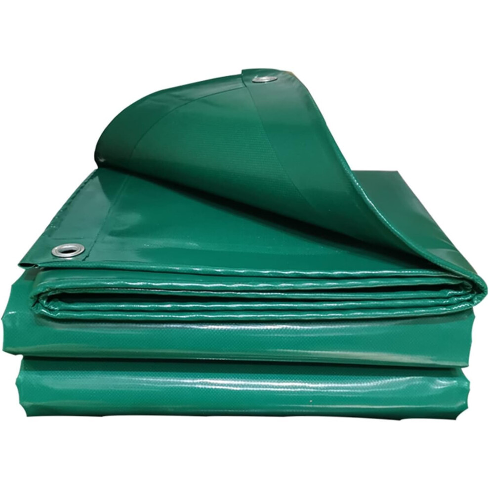 Heavy Duty Waterproof Tarpaulin With Pvc Coating, Reinforced Edges And Grommets For Camping Roof 1X1m 9351714390873