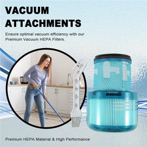 Äkta HEPA Premium-Filterbyte för  V15 Detect/V15 Detect Absolute Vacuum Attachments Part 970013-02 1