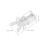 20pcs Automatic Spring Latch Buckle Lock for Trash Bin and Small Lid Compact Press Closure 2