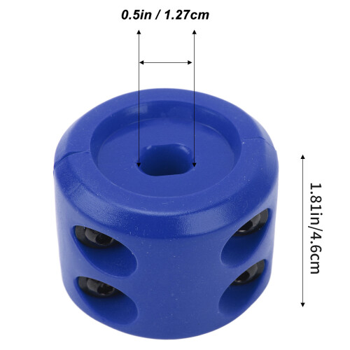 Winch Line Buffer Rubber Hook Stopper for ATV UTV SUV ORV Trucks  Blue 2 Pack 1