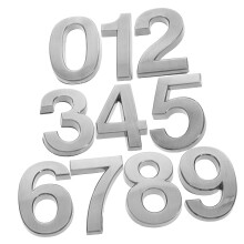 10pcs Self Adhesive House Numbers for Doors and Mailboxes, Weather Resistant Easy Peel Installation