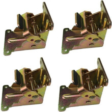 4pcs 90 Degree Folding Table Hinge, SelfLocking Metal Hinges for DIY Furniture Extension Legs