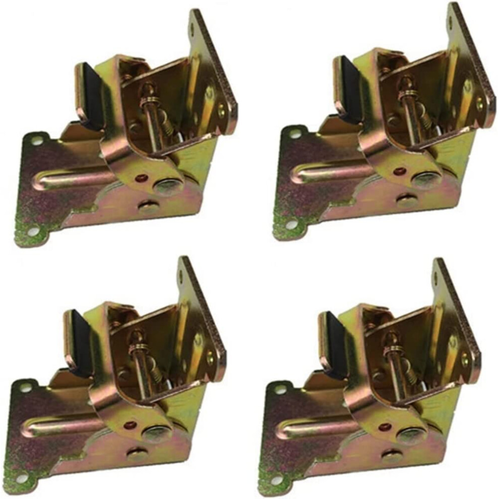 4Pcs 90 Degree Folding Table Hinge, Selflocking Metal Hinges For Diy Furniture Extension Legs 9351714391238