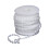 25 meter kunstmatige parels string ABS-Zonnebloem puur wit 1