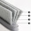Professional Window Track Cleaning Brush with Double-Dark Gray 4