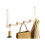 Quick Install Door Mounted Hook Hanger for Maximizing Closet-5 1