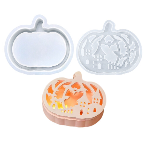 Silicone Molds For Halloween DIY Projects Pumpkins Ghostly-C