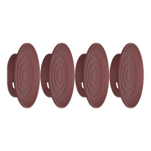 Nonslip Wine Glass Toppers And Snacks Plate Set Food Grade