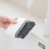 Professional Window Track Cleaning Brush with Double-Dark Gray 6
