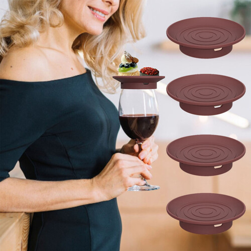 Couvercle de tasse en silicone efficace avec porte-collations, 1