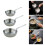 Eggs Frying Pan Stainless Steel Construction Miniature-M 3