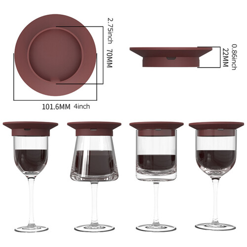 Couvercle de tasse en silicone efficace avec porte-collations, 2