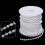 25M ABS Artificial Pearls Beads String-Sunflower pure white 7