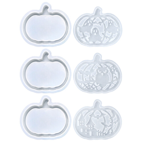Silicone Molds For Halloween DIY Projects Pumpkins Ghostly-C 1