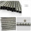 Canopy Bed Frame for Mosquito Net 120x200CM Stainless Steel Four Post Design with Stable Support 2