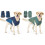Cats Vest for Small Medium Large Dogs Thick Coat-Green M 3