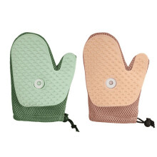 Professionele Deshedding Handschoensprays-Lichtgroen en roze
