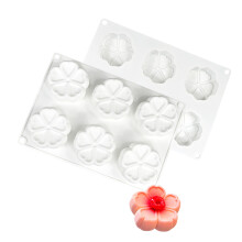 Flower Silicone Molds For Handmade Mousses Cake Chocolate