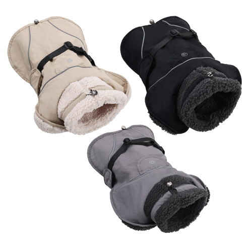 Verstellbare, reflektierende Hundeweste,-XL Beige K 1