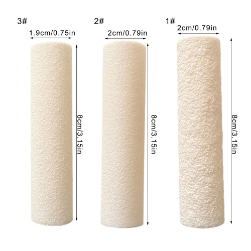 Rouleaux de Texture d'argile acrylique, rouleau à modeler,-2 1