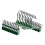 Multifunctional No Scratch Slip Resistant Trouser Hangers-Green 1