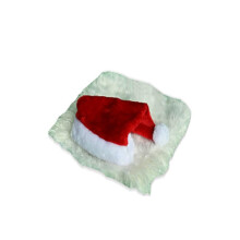 Perruques de crinière de Lion de noël, Costume de chien,-Blanc S
