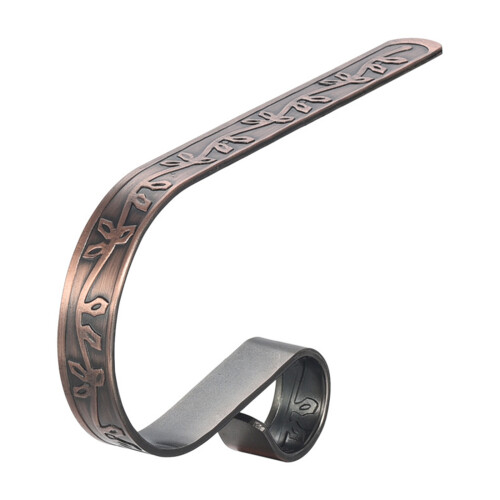Stevige metalen haarden Stocking Hook voor-Rode Oudheid