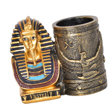 Egyptian Pharaoh Resins Desktop Decors Functional Storage Cup