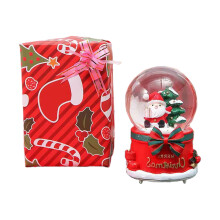 Festival Snowman-Santa Claus colored  Large automatic snow