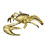 Crabs Statue Figurines Crabs Decors Sculptures Brass-Style C 1
