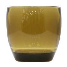 Colorful PC Resin Tumblers Eggs Shape Thickened-Tea Color