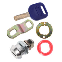 Cabinet Drawer Lock Set with Key, Durable Iron Build, Secure File Cabinet and Toolbox Replacement