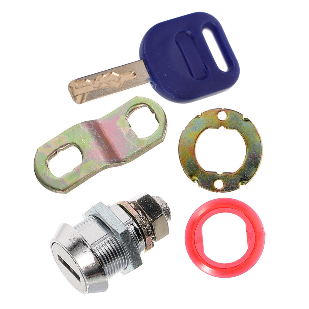Cabinet Drawer Lock Set With Key, Durable Iron Build, Secure File Cabinet And Toolbox Replacement 9330225235897