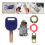 Cabinet Drawer Lock Set with Key, Durable Iron Build, Secure File Cabinet and Toolbox Replacement 3