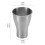 Gobelets thermiques extra larges avec intérieur lisse-Argent 4