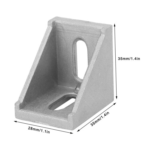 Aluminum Profile Corner Bracket 20 Pack, Adjustable 3030 T Slot Brackets for DIY Frame Alignment 2