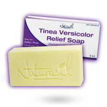Naturasil Tinea Versicolor Behandling Max-Styrke 10x Sæbe | Antifungal Mikroniseret Svovl | Stopper Tinea, Pityriasis & Kløe