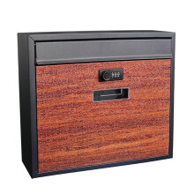Galvanized Steel Locking Mailbox with Keyless Combination Lock, Rust‑Resistant Wall Mount Design for Home and Business