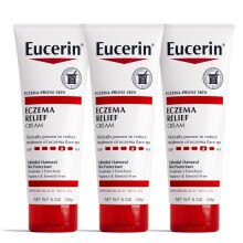 Eucerin Κρέμα Ανακούφισης Έκζεμα, Ενυδατική Κρέμα Σώματος, Συσκευασία 3 x 8 oz.