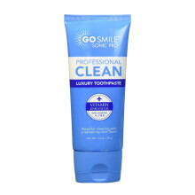 GO SMILE Pasta de Dientes Blanqueadora Profesional, tubo grande de 3.4oz, Enriquecida con Vitaminas A, C y E, Sabor a Menta