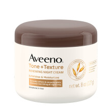 Aveeno Tone + Texture Herstellende Nachtcrème Met Prebiotische Haver, Exfolieert & Hydrateert Gevoelige Huid