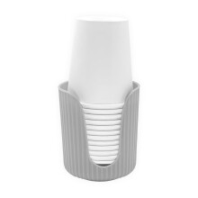 Bathroom Cup Dispenser for 34oz Paper Cups, BreakResistant Organizer with SpaceSaving Design