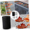 Plastic Gutter Guard Mesh Set AntiClogging Leaf Protection Net for Downspouts and Garden Drains 2