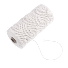 Cotton Macrame Cord Roll Soft Braided Texture Easy Knotting Rope for Wall Hangings DIY Crafts