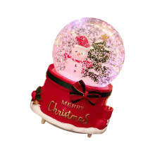 Snowman Crystal Ball-Christmas snowman kr Large automatic snow