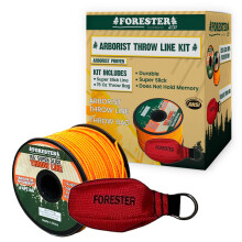 FORESTER Arborist Gooitouwlijn Kit - Ultra Slick 100% Polyester Touw met Gewogen Gooitas