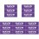 Adhesive Paper Vote Stickers Assorted Color Election Decor 1