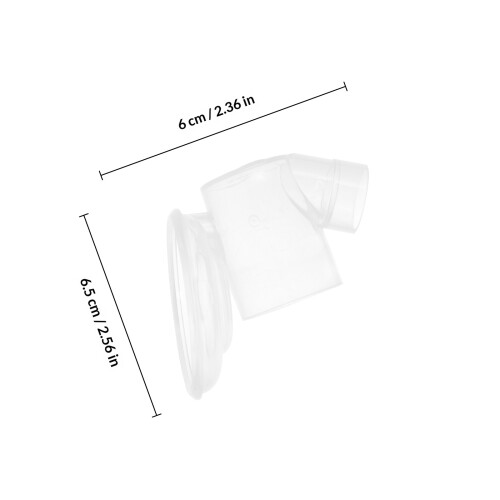 1Stk Brustpumpen Zubehör Langlebigem Transparent-PP 1