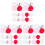 120Pcs Assorted Valentine Balloons Latex Romantic Wedding Decor 1