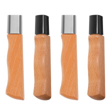 4Pcs Wood Handle Replacement DIY Detachable Kitchen Cutter Grip
